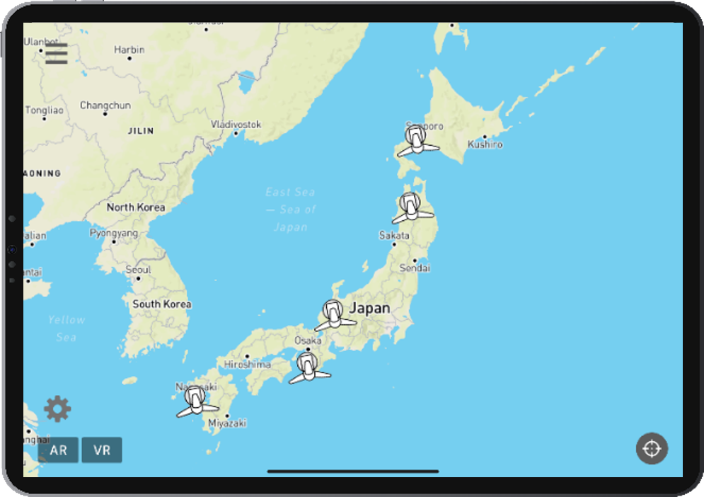 日本全国対応マップ